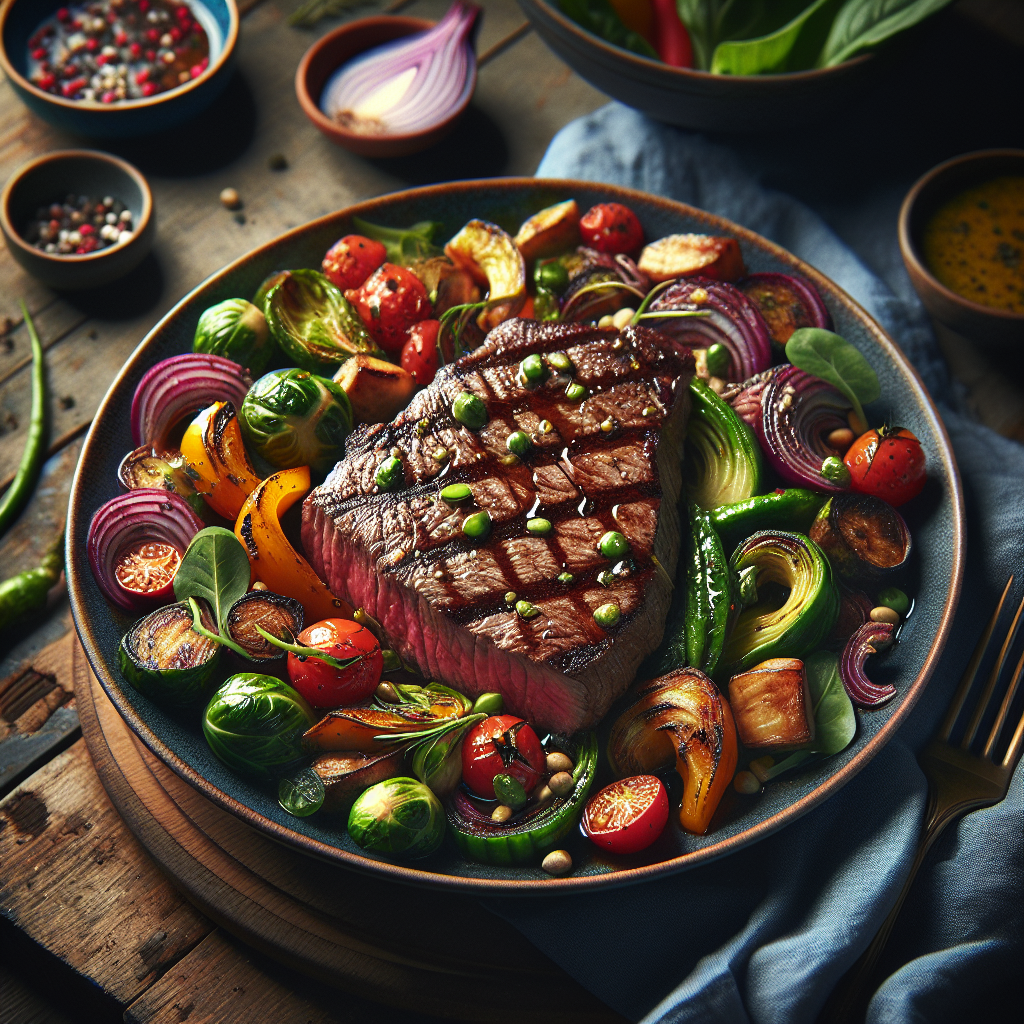 Steak & Little Gem Chimichurri