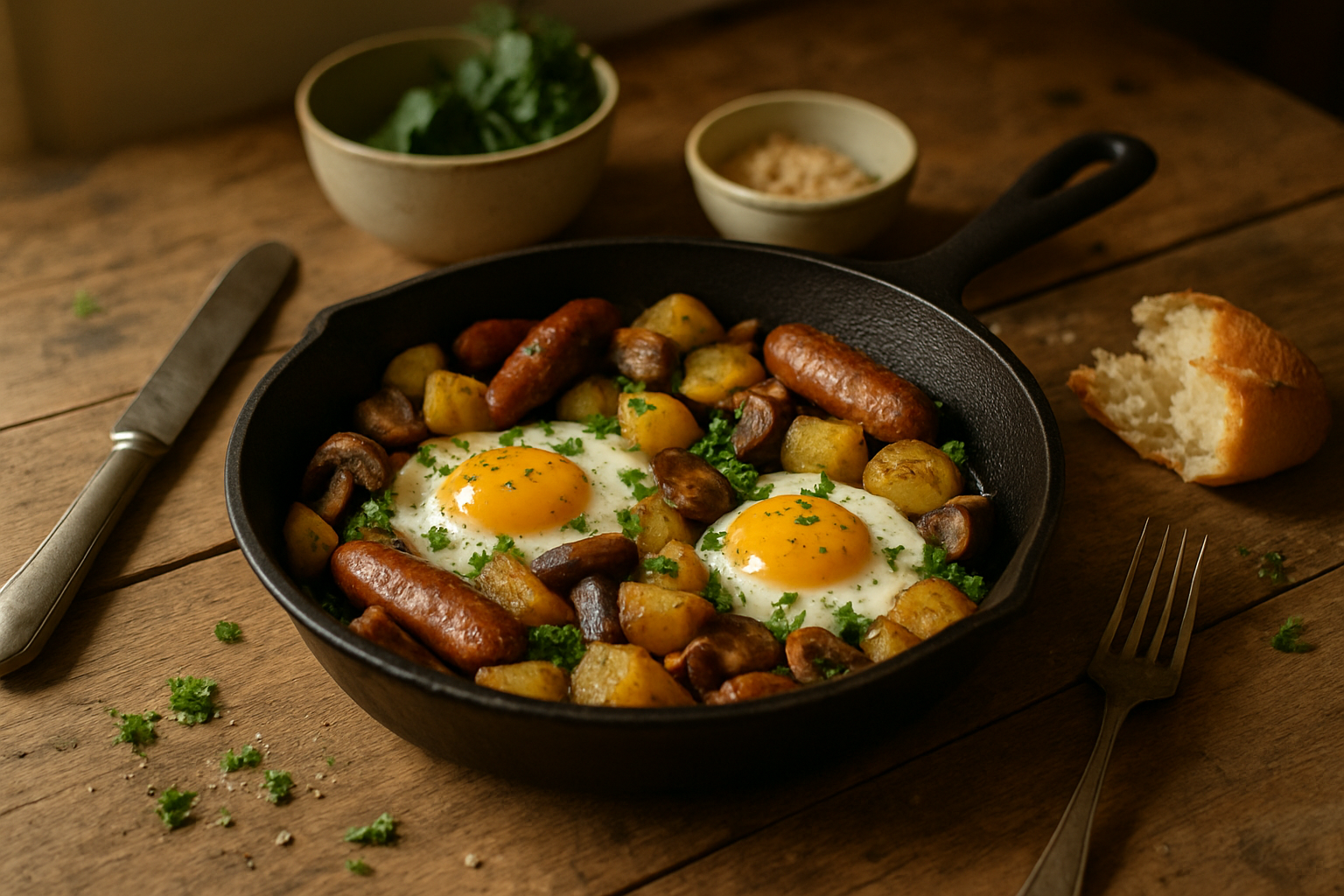 Full English Breakfast Skillet