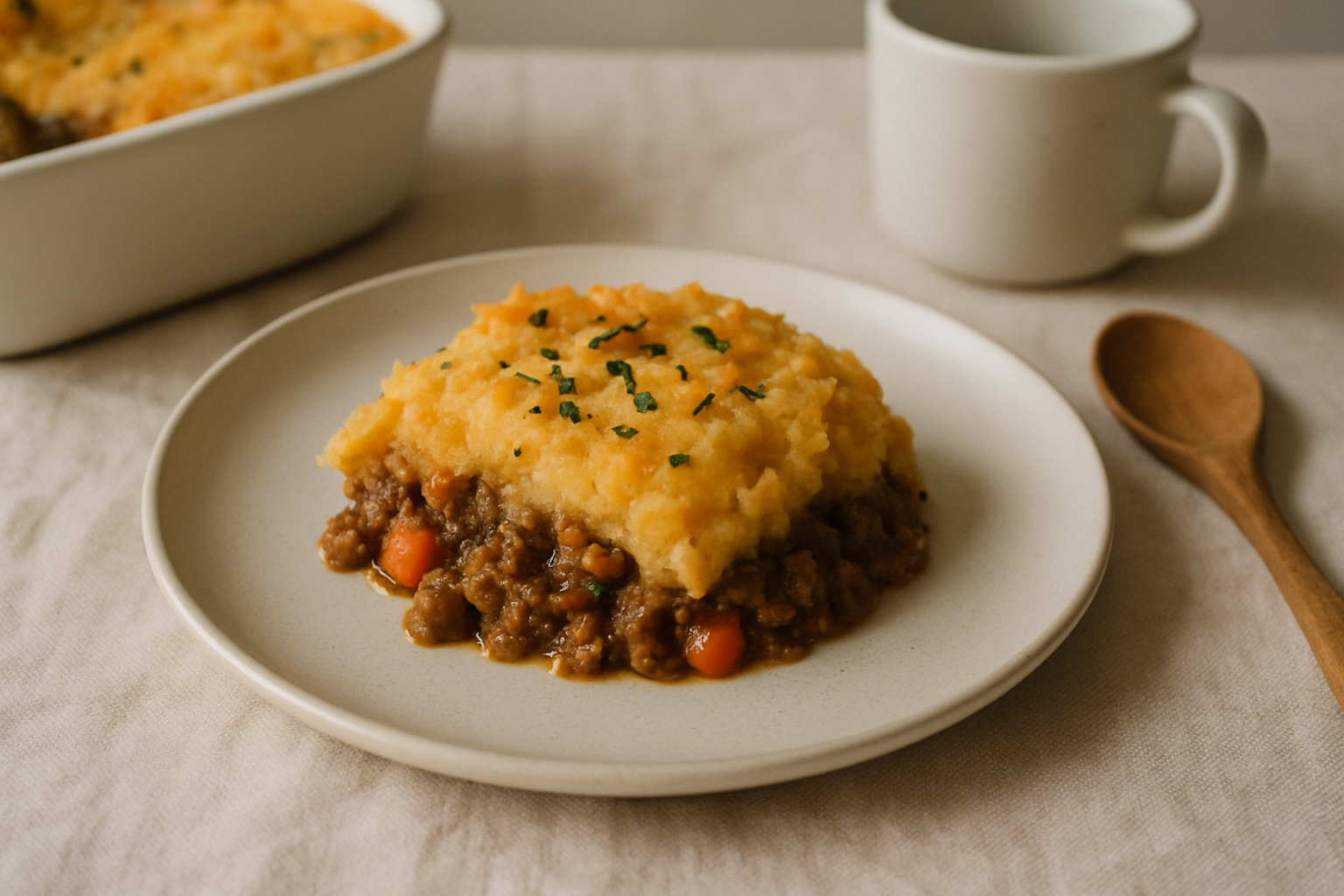Savory Shepherd's Pie with Root Vegetable Mash