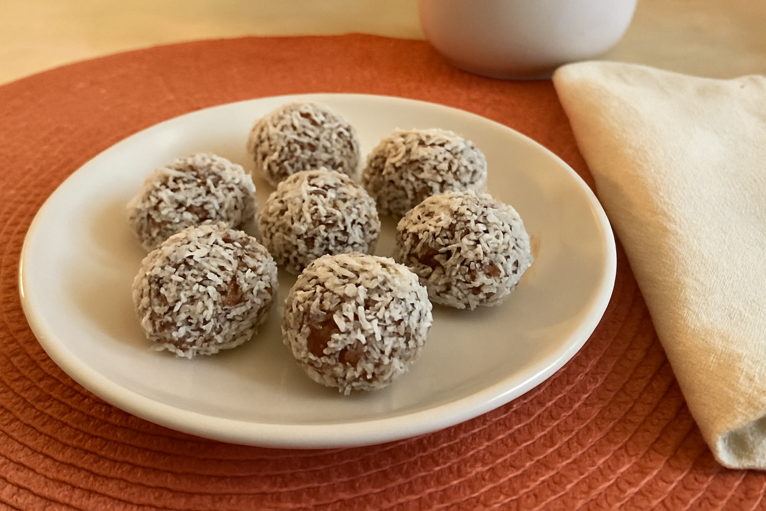 Date and Walnut Coconut Rolls