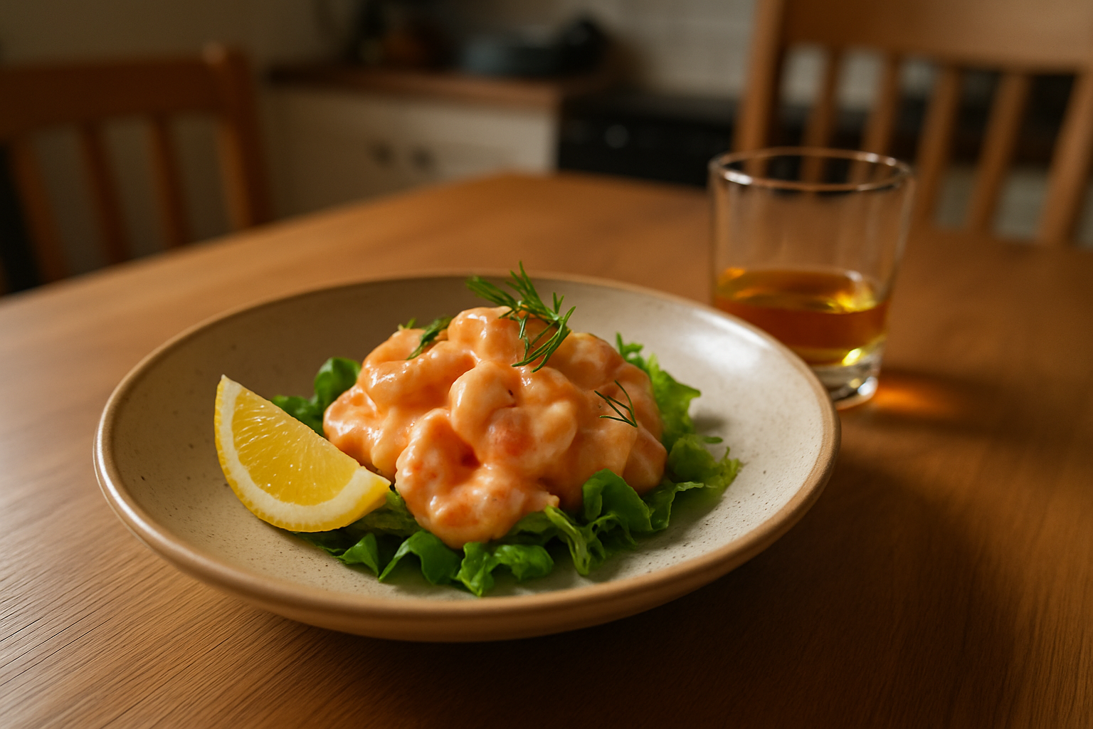 Prawn Cocktail with Malt Whisky