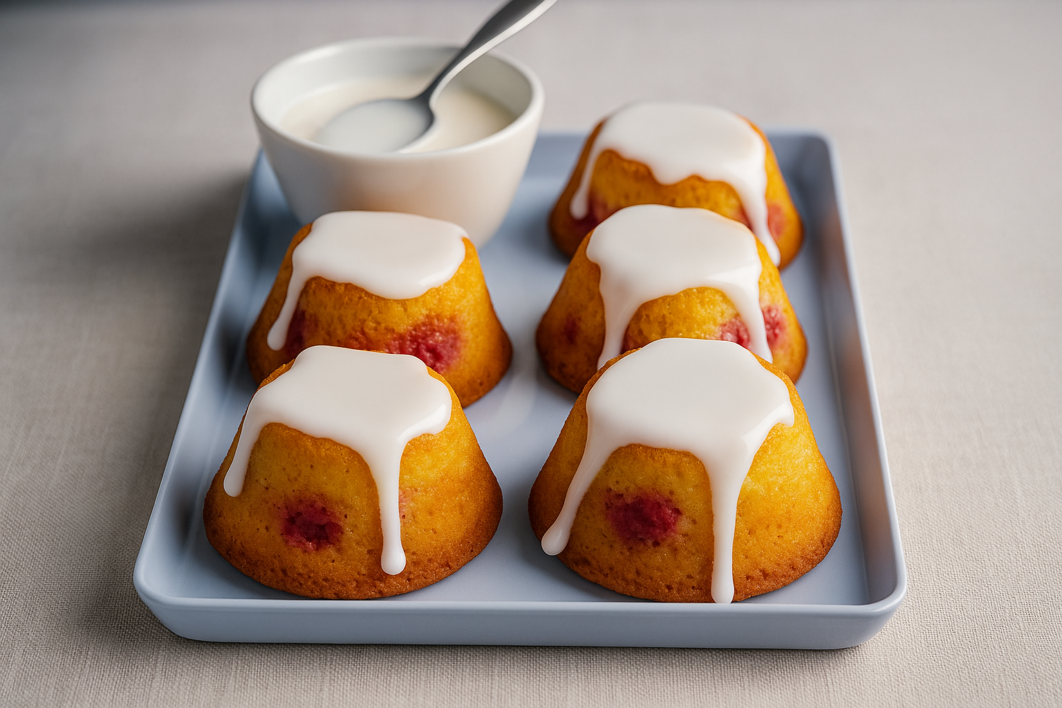 Annie Bell's Upside-down Raspberry Buns