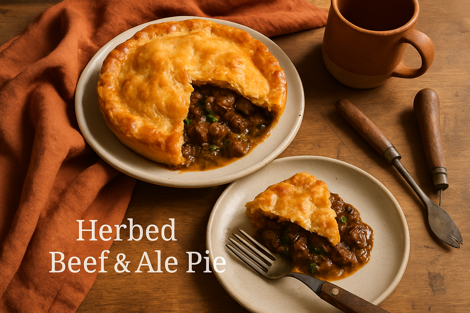 Herbed Beef & Ale Pie