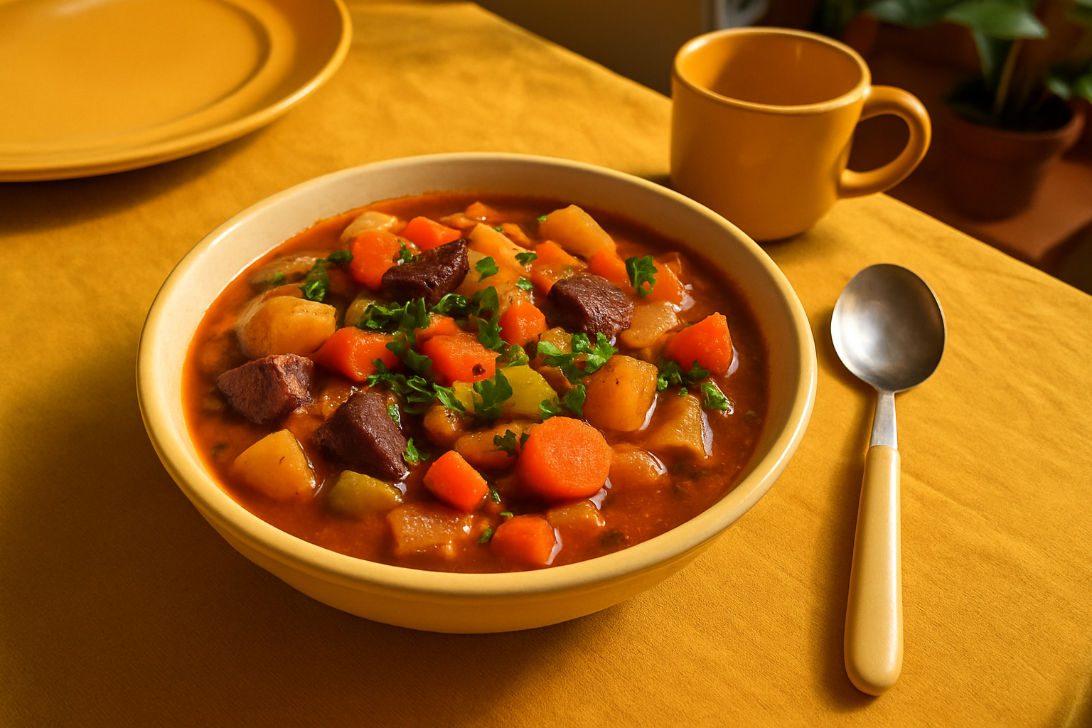 Hearty Scottish Heirloom Vegetable Stew