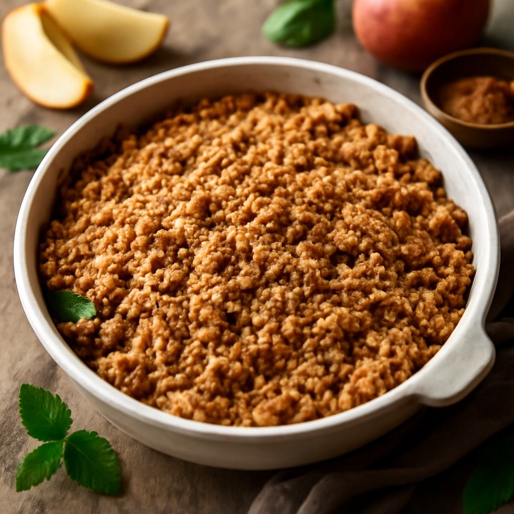 The Best Apple Crumble