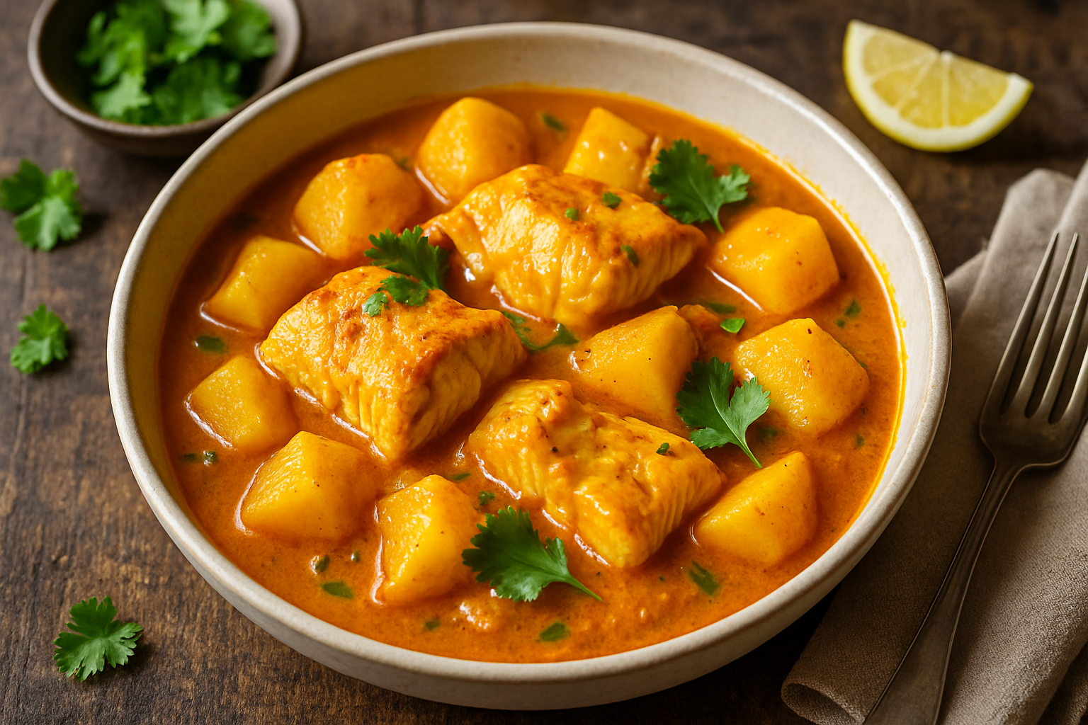 Fish and Potato Curry