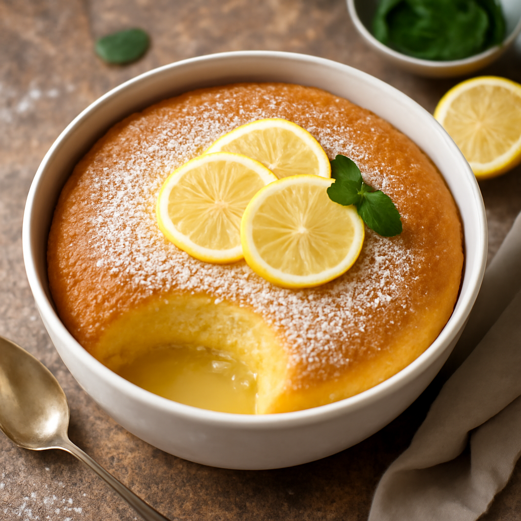 Baked Lemon Pudding