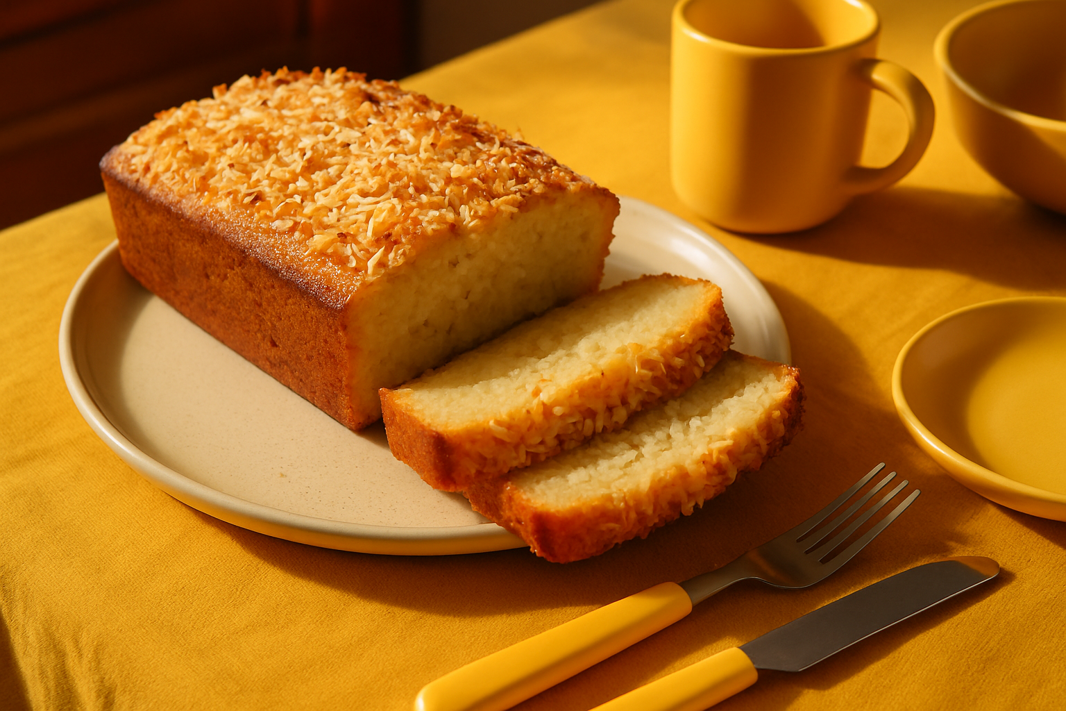 Vietnamese Creamy Coconut Loaf