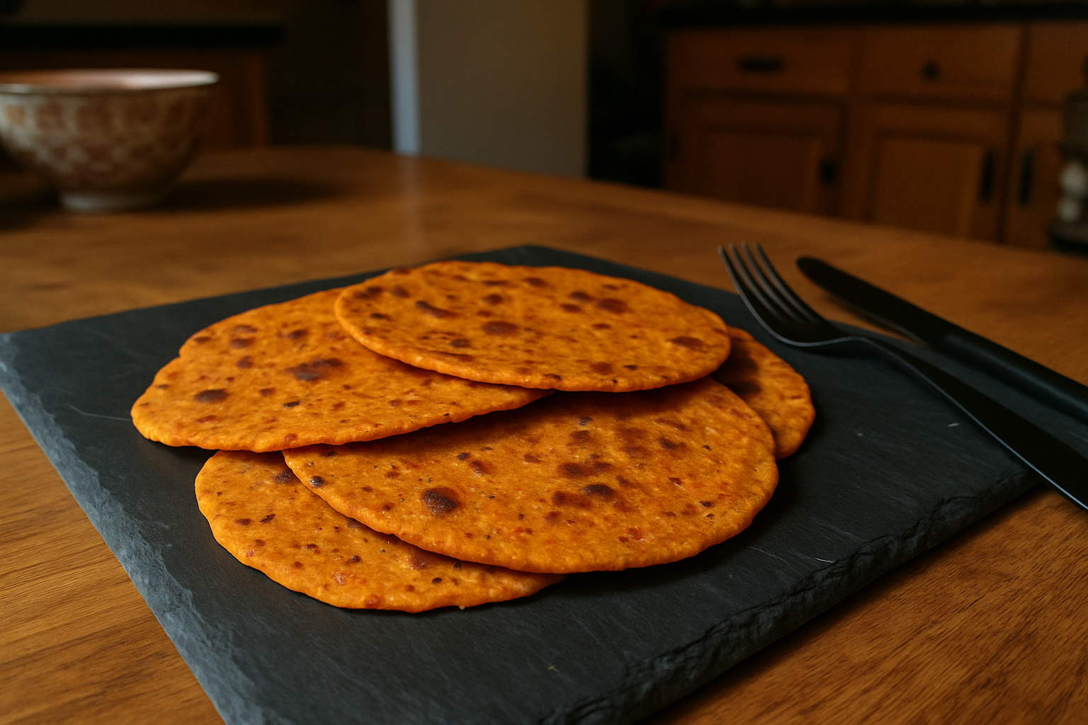 Spicy Sweet Potato Tortillas
